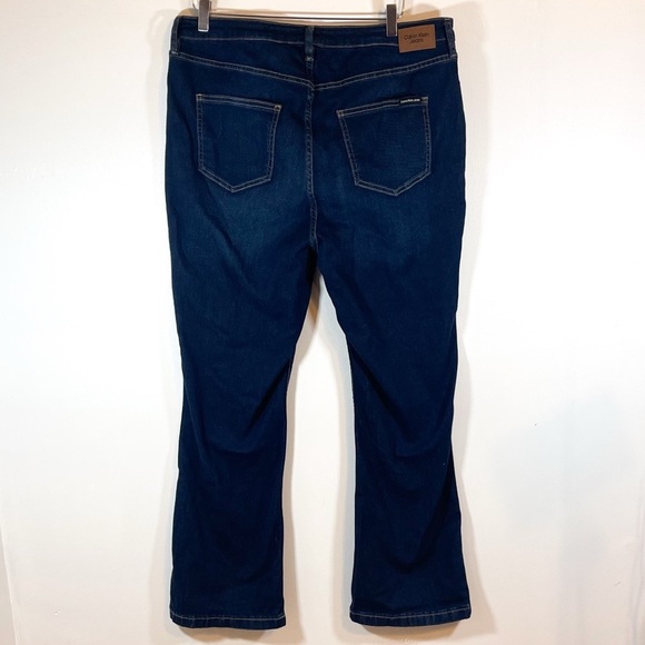 NWT Calvin Klein Repreve High Waist Boot Cut blue jeans plus size 16W - Picture 9 of 10